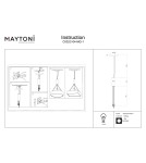 Suspensions - Maytoni Zon Universal LED Suspension Mounting Element Matte Gold C032C-04-MG-1 - product 5