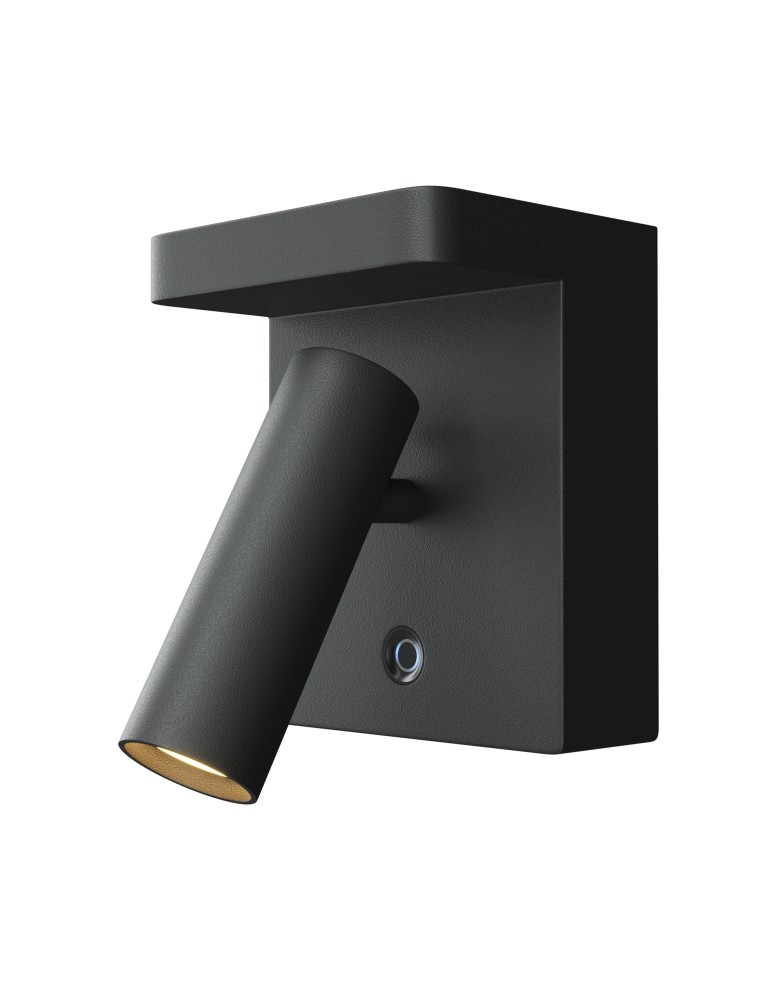 Wall lamps for bedrooms - Maytoni Aron LED wall lamp 400lm 2700K Black C179WL-L7B2.7K-DE - product kolory-swiatla.pl 1