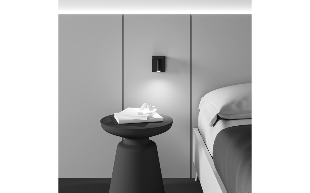 Maytoni Aron Lampa ścienna LED 400lm 2700K Czarny C179WL-L7B2.7K-DE