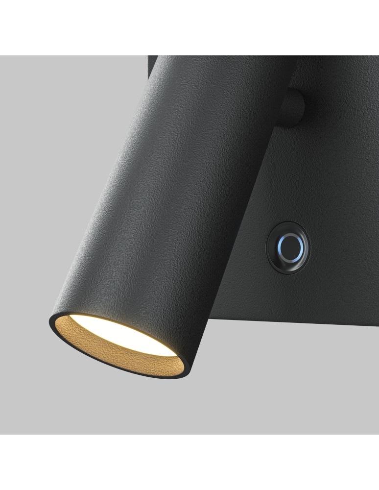 Wall lamps for bedrooms - Maytoni Aron LED wall lamp 400lm 2700K Black C179WL-L7B2.7K-DE - product kolory-swiatla.pl 8