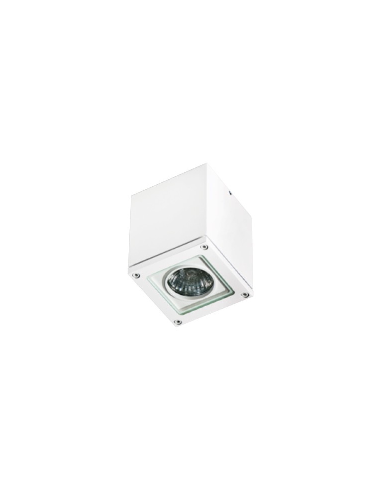 Outdoor ceiling lamps - Azzardo TONIO WHITE 1xGU10 Outdoor Ceiling Light White IP54 AZ0870 - product kolory-swiatla.pl 1
