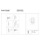 Tube wall lamps - Maytoni Calipso Wall lamp 1xGU10 Brass C106WL-01-GU10-BS - product 6