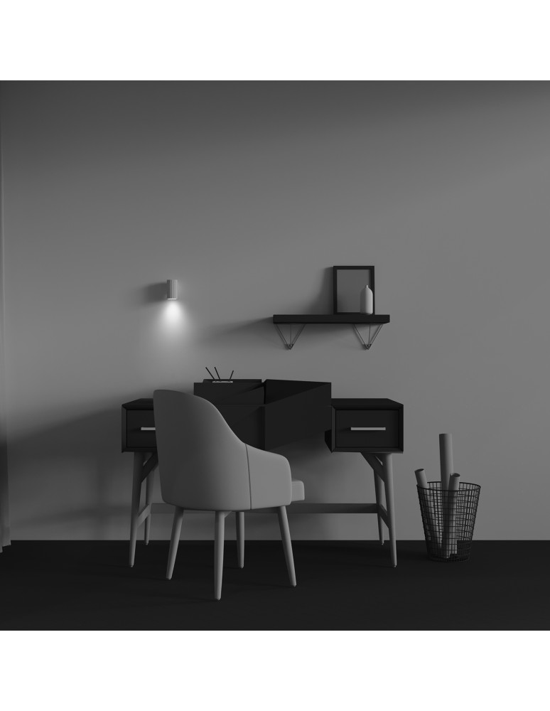 Tube wall lamps - Maytoni Calipso Wall lamp 1xGU10 White C106WL-01-GU10-W. - product kolory-swiatla.pl 3