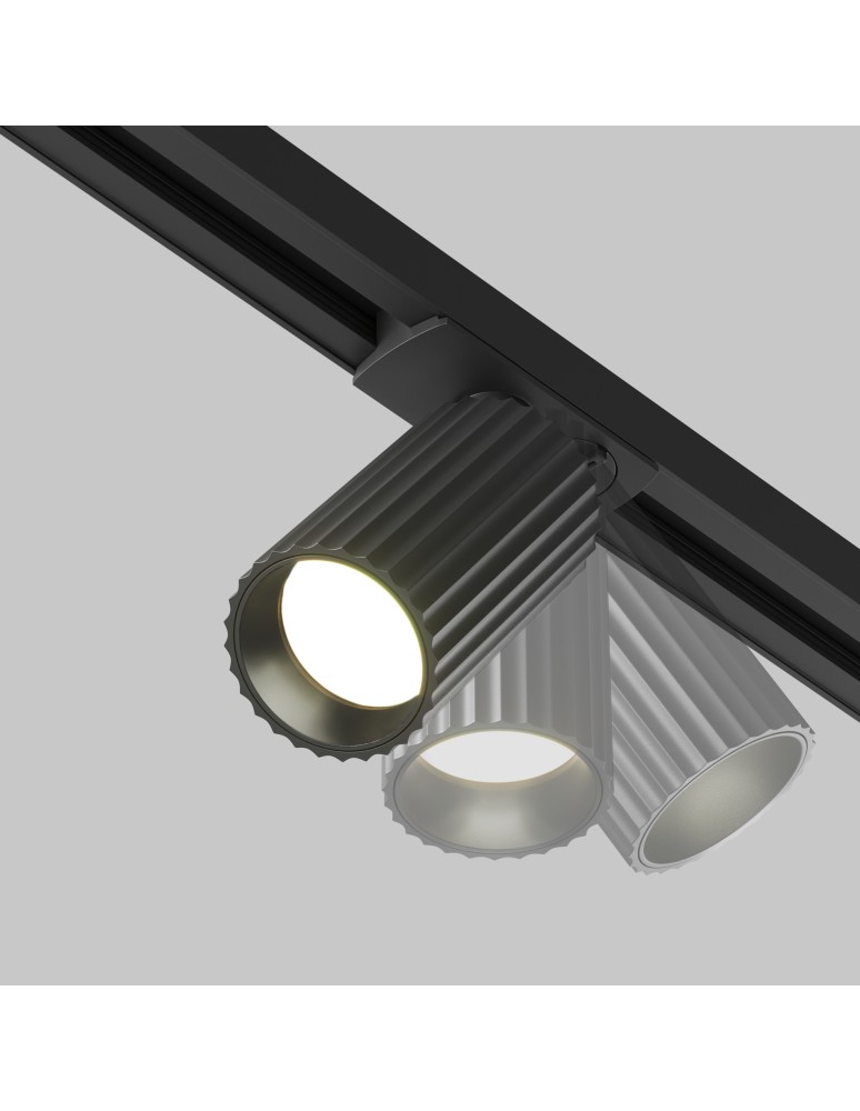 Lamps for 1 phase busbars - Maytoni Calipso Spotlight for UNITY 1-circuit bus 1xGU10 Black TR218-1-GU10-BK - product kolory-swiatla.pl 7