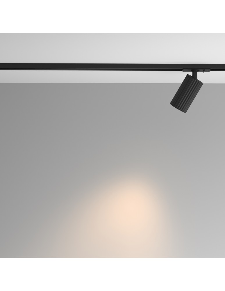 Lamps for 1 phase busbars - Maytoni Calipso Spotlight for UNITY 1-circuit bus 1xGU10 Black TR218-1-GU10-BK - product kolory-swiatla.pl 8