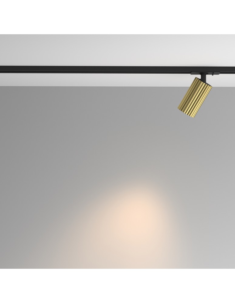 Lamps for 1 phase busbars - Maytoni Calipso Spotlight for UNITY 1-circuit rail 1xGU10 Brass TR218-1-GU10-BS - product kolory-swiatla.pl 7