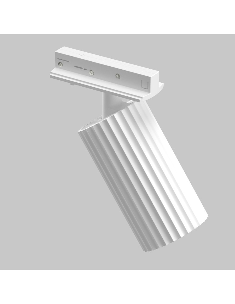 Lamps for 1 phase busbars - Maytoni Calipso Spotlight for UNITY 1-circuit bus 1xGU10 White TR218-1-GU10-W. - product kolory-swiatla.pl 5
