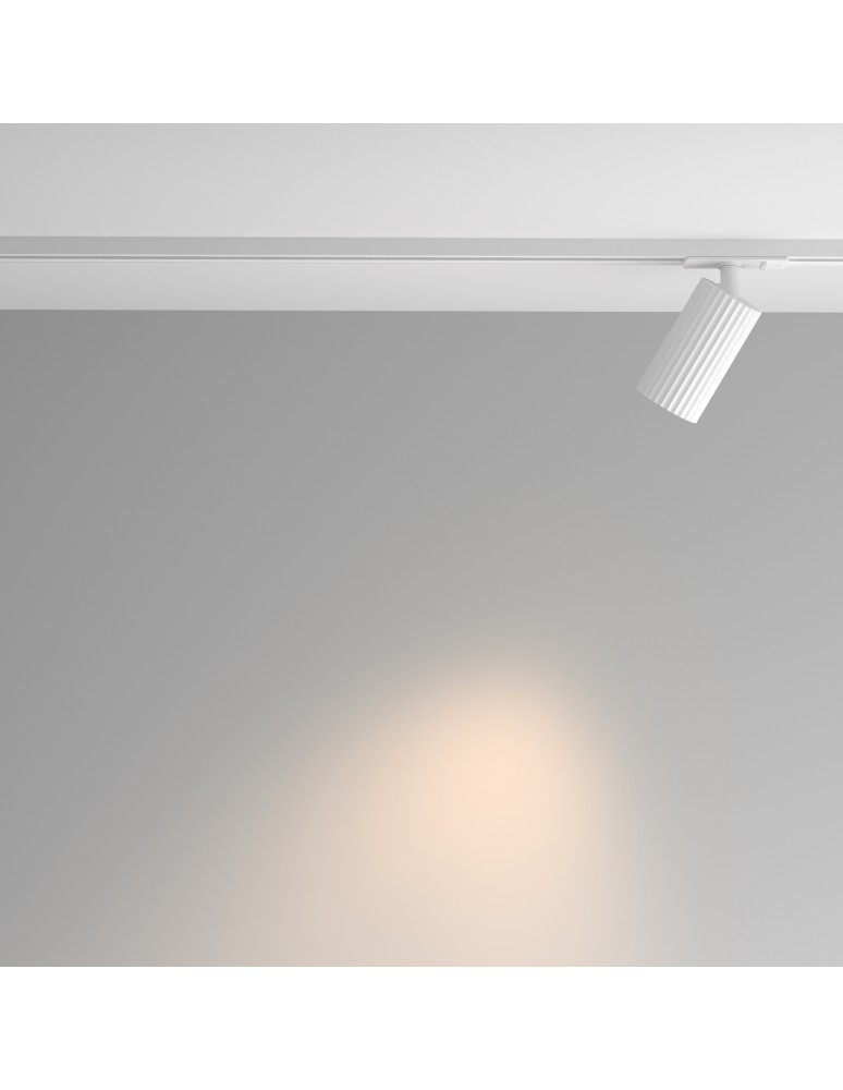 Lamps for 1 phase busbars - Maytoni Calipso Spotlight for UNITY 1-circuit bus 1xGU10 White TR218-1-GU10-W. - product kolory-swiatla.pl 7