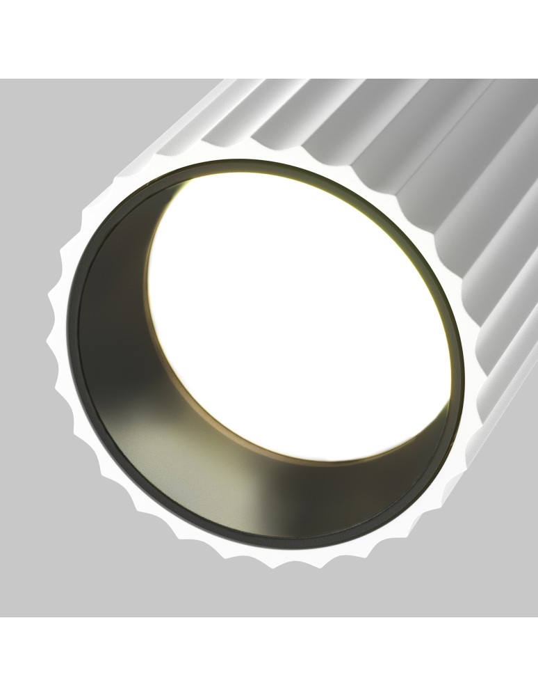 Lamps for 1 phase busbars - Maytoni Calipso Spotlight for UNITY 1-circuit bus 1xGU10 White TR218-1-GU10-W. - product kolory-swiatla.pl 8