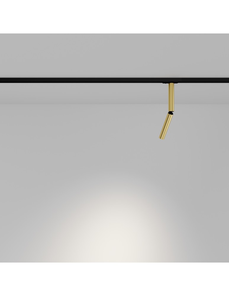 Lamps for 1 phase busbars - Maytoni Focus Dual Spotlight for UNITY 1-circuit LED bus 440lm 3000K Brass TR142-1-6W3K-BS - product kolory-swiatla.pl 7