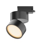Lamps for 1 phase busbars - Maytoni ONDA Spotlight for UNITY 1-circuit LED bus 781lm 2700K Black TR007-1-12W2.7K-B-1 - product 1