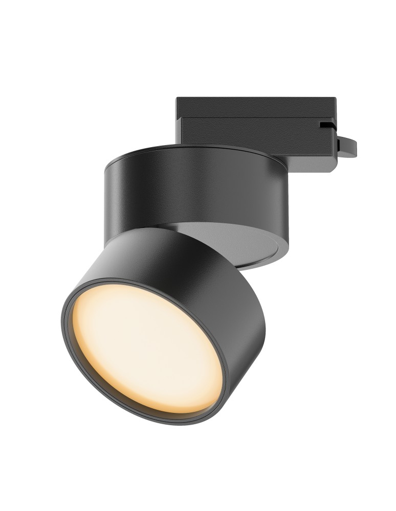 Lamps for 1 phase busbars - Maytoni ONDA Spotlight for UNITY 1-circuit LED bus 781lm 2700K Black TR007-1-12W2.7K-B-1 - product kolory-swiatla.pl 1
