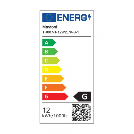 Maytoni ONDA Reflektor do Szyny UNITY 1-obwodowej LED 781lm 2700K Czarny TR007-1-12W2.7K-B-1