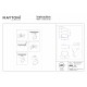 Maytoni ONDA Reflektor do Szyny UNITY 1-obwodowej LED 781lm 2700K Czarny TR007-1-12W2.7K-B-1