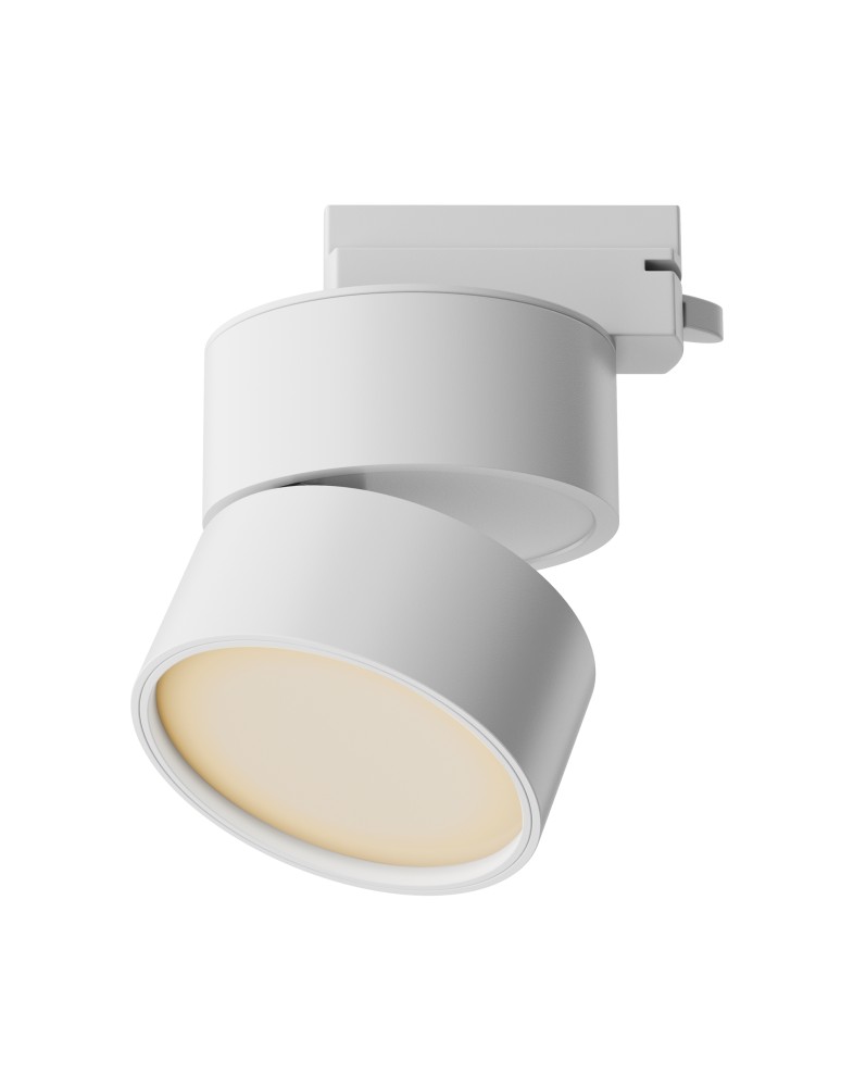Lamps for 1 phase busbars - Maytoni ONDA Spotlight for UNITY 1-circuit LED bus 838lm 2700K White TR007-1-12W2.7K-W-1 - product kolory-swiatla.pl 1