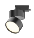 Lamps for 1 phase busbars - Maytoni ONDA Spotlight for UNITY 1-circuit LED bus 780lm 3000K Black TR007-1-12W3K-B-1 - product 1