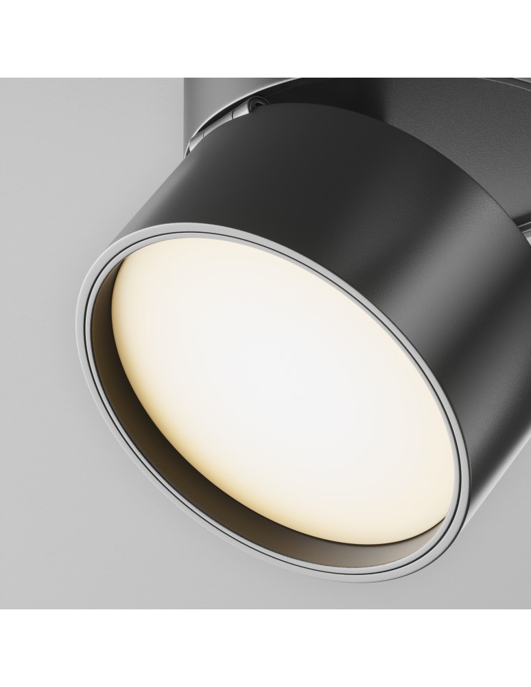 Lamps for 1 phase busbars - Maytoni ONDA Spotlight for UNITY 1-circuit LED bus 780lm 3000K Black TR007-1-12W3K-B-1 - product kolory-swiatla.pl 8