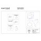 Maytoni ONDA Reflektor do Szyny UNITY 1-obwodowej LED 1370lm 3000K Czarny TR007-1-18W3K-B-1