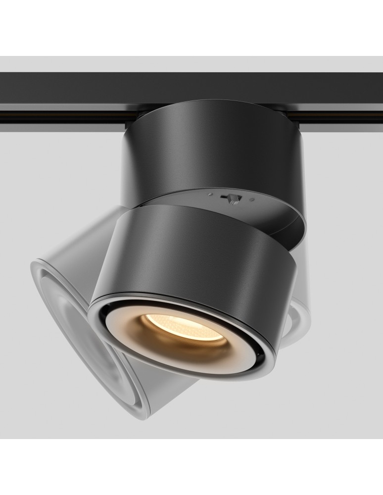 Lamps for 1 phase busbars - Maytoni Yin Spotlight for UNITY 1-circuit LED bus 1207lm 2700K-4000K Black TR084-1-15W3K-D-DE - product kolory-swiatla.pl 5