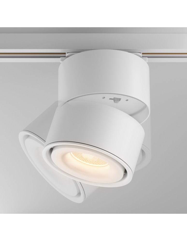 Lamps for 1 phase busbars - Maytoni Yin Spotlight for UNITY 1-circuit LED bus 1359lm 2700K-4000K White TR084-1-15W3K-D-W-DE - product kolory-swiatla.pl 5