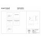 Maytoni Yin Reflektor do Szyny UNITY 1-obwodowej LED 1359lm 2700K-4000K Biały TR084-1-15W3K-D-W-DE