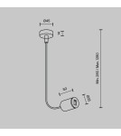 Flarity System Accessories - Maytoni Flarity Side Power Input Brass TRA154C-SB1-BS - product 2