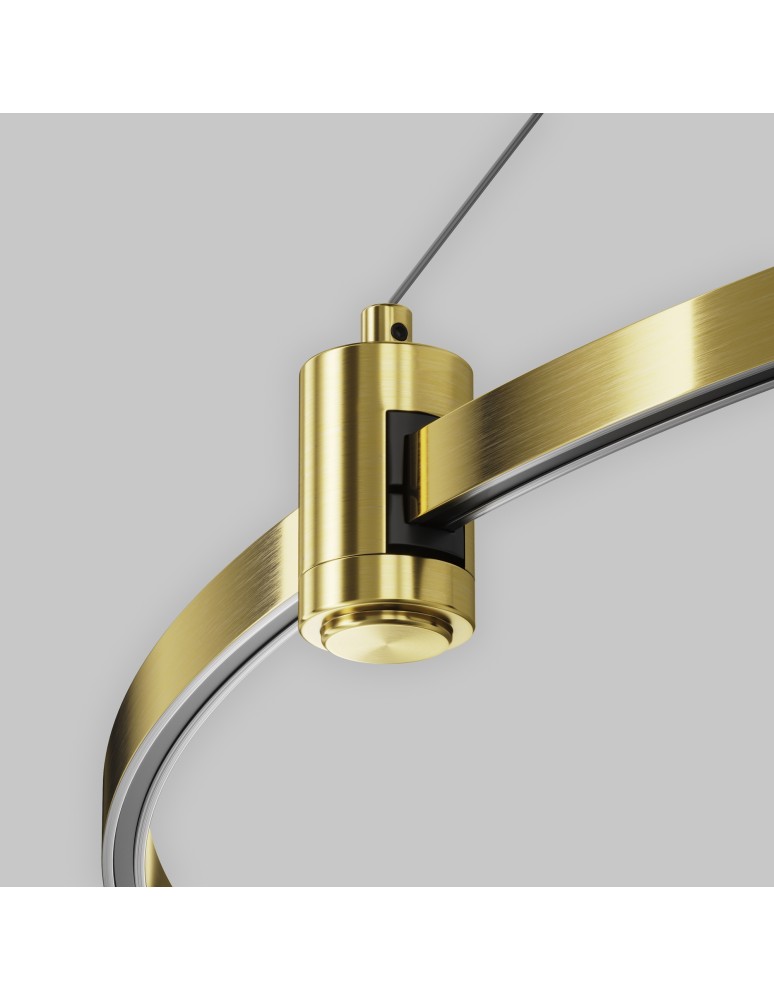 Flarity System Accessories - Maytoni Suspension set with power supply base for Flarity round rail lamp Brass TRA154SW-BB-R-BS - product kolory-swiatla.pl 4