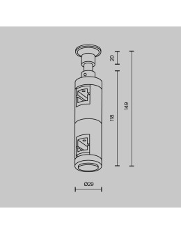 Maytoni Uchwyt Ścienny Podwójny Flarity Mosiądz TRA155CW-D1-BS - produkt 2