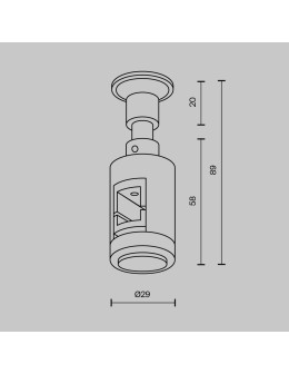Maytoni Single Flarity LED Wall Mount Brass TRA155CW-S1-BS - product 2