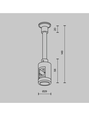 Maytoni Wall Mount Single Extended Flarity LED Brass TRA155CW-SL1-BS - product 2
