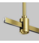 Flarity System Accessories - Maytoni Ceiling Mount Short 78mm with Flarity Power Input Brass TRA156C-B1-BS - product 4