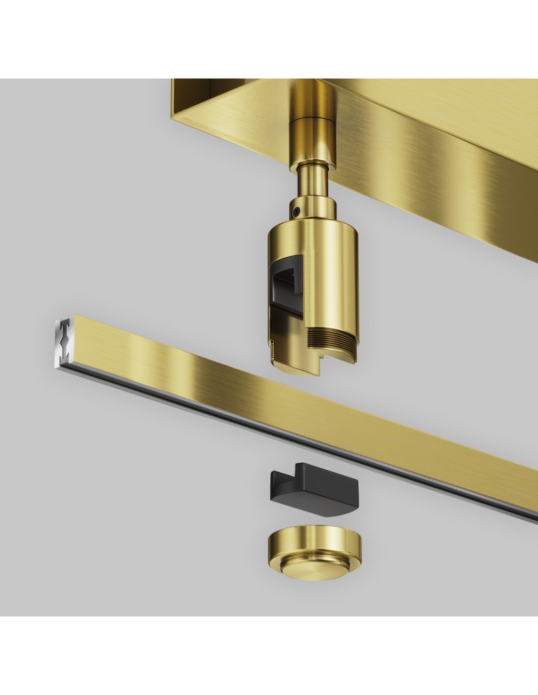 Flarity System Accessories - Maytoni Ceiling Base Short for Power Supply with Flarity Power Input Brass TRA156C-BB1-BS - product kolory-swiatla.pl 3