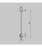 Flarity System Accessories - Maytoni Ceiling Mount Medium 360 mm with straight power connector Flarity Brass TRA158C-IPCL1-BS - product 2