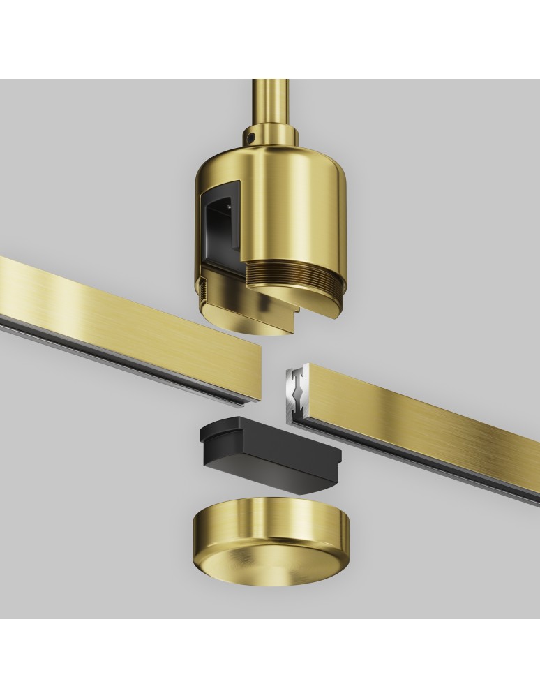 Flarity System Accessories - Maytoni Ceiling Mount Medium 360 mm with straight power connector Flarity Brass TRA158C-IPCL1-BS - product kolory-swiatla.pl 3