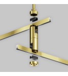 Flarity System Accessories - Maytoni Ceiling Mount Long Double 700 mm Flarity Brass TRA159C-D1-BS - product 3