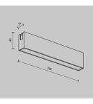 Flarity System Lamps - Maytoni Basis Flarity LED Rail Lamp 400lm 2700K Brass TR151-1-12W2.7K-BS-DE - product 2