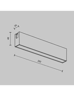 Maytoni Basis Flarity LED Rail Lamp 400lm 2700K Brass TR151-1-12W2.7K-BS-DE - product 2
