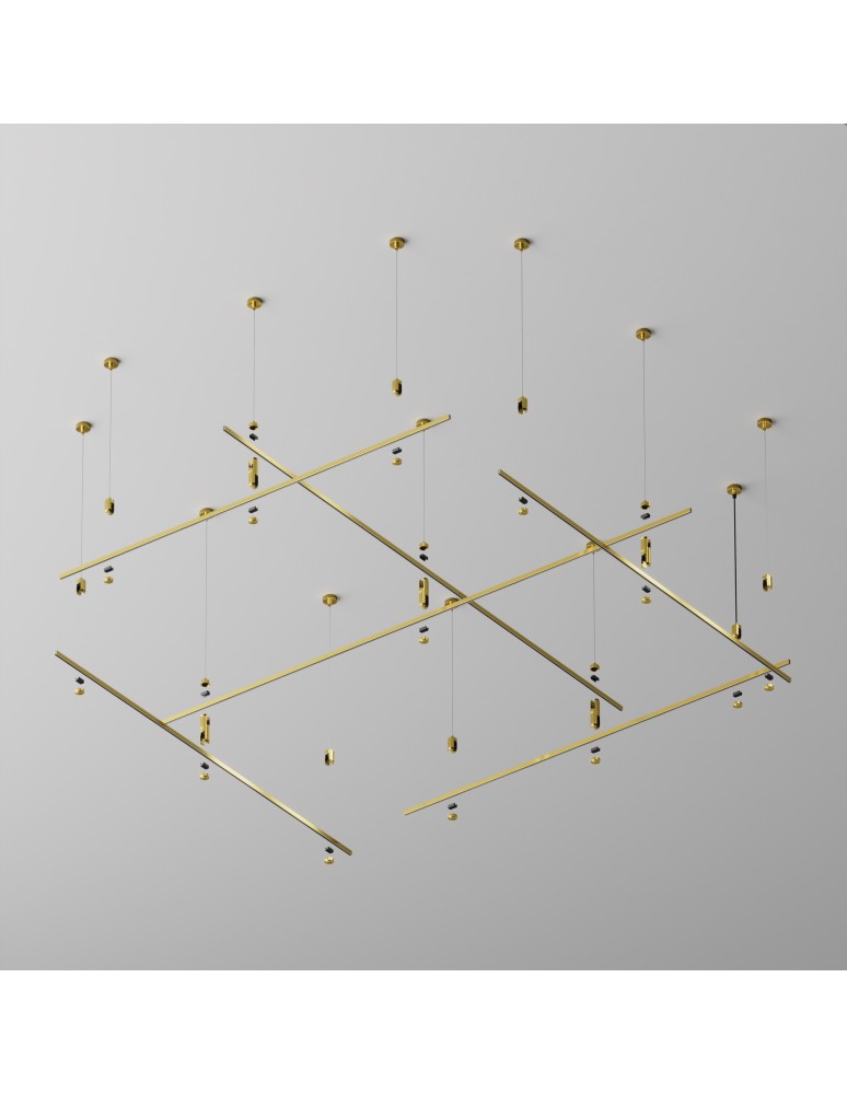 Flarity System Rails - Maytoni 2m Straight Flarity Brass TRX154-112BS Rail Cable - product kolory-swiatla.pl 4