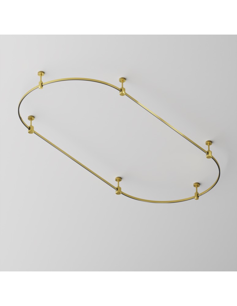 Flarity System Rails - Maytoni Semi-circular track bar 800 mm Flarity Brass TRX154-SR-D800-BS - product kolory-swiatla.pl 3