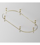 Flarity System Rails - Maytoni Semi-circular track bar 800 mm Flarity Brass TRX154-SR-D800-BS - product 4
