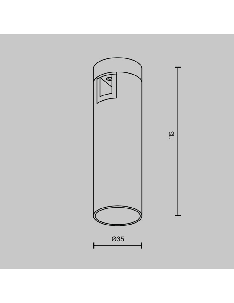 Flarity System Lamps - Maytoni Focus Led Spotlight for Flarity LED Rail 200lm 2700K Brass TR143-1-5W2.7K-W-BS-DE - product kolory-swiatla.pl 2