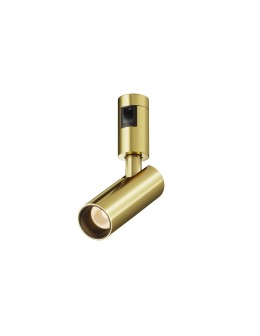 Maytoni Focus Led Spotlight for Flarity LED Rail 150lm 2700K Brass TR144-1-5W2.7K-W-BS-DE