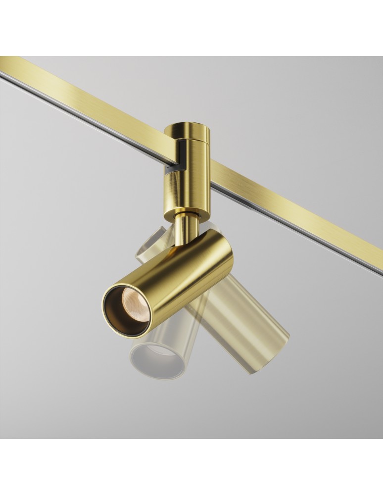 Flarity System Lamps - Maytoni Focus Led Spotlight for Flarity LED Rail 150lm 2700K Brass TR144-1-5W2.7K-W-BS-DE - product kolory-swiatla.pl 6
