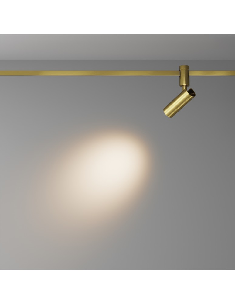 Flarity System Lamps - Maytoni Focus Led Spotlight for Flarity LED Rail 150lm 2700K Brass TR144-1-5W2.7K-W-BS-DE - product kolory-swiatla.pl 7