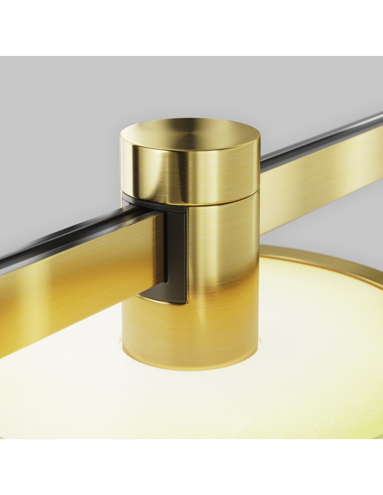 Flarity System Lamps - Maytoni Plato LED Flarity Rail Plate Lamp 250lm 2700K Brass TR152-1-7W2.7K-BS-DE - product kolory-swiatla.pl 4
