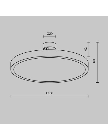 Maytoni Plato Lampa Talerz do Szyny Flarity LED 400lm 2700K Mosiądz TR153-1-10W2.7K-BS-DE - produkt 2