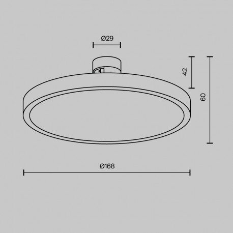 Maytoni Plato Lampa Talerz do Szyny Flarity LED 400lm 2700K Mosiądz TR153-1-10W2.7K-BS-DE