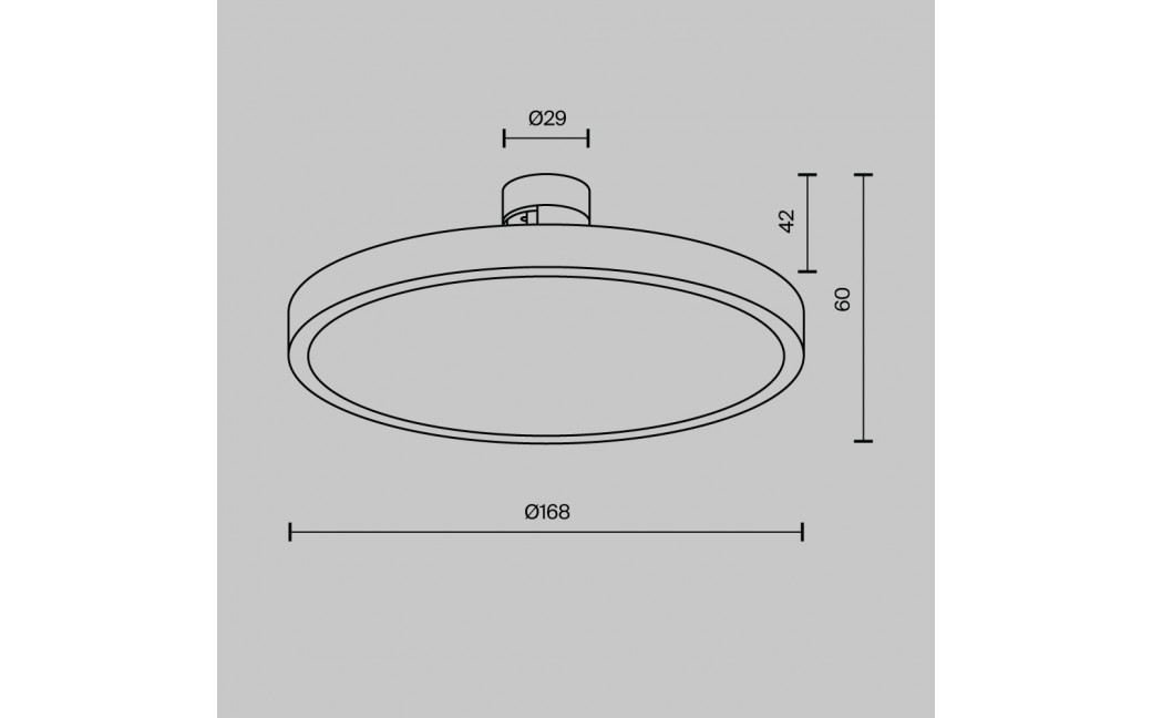 Maytoni Plato Lampa Talerz do Szyny Flarity LED 400lm 2700K Mosiądz TR153-1-10W2.7K-BS-DE