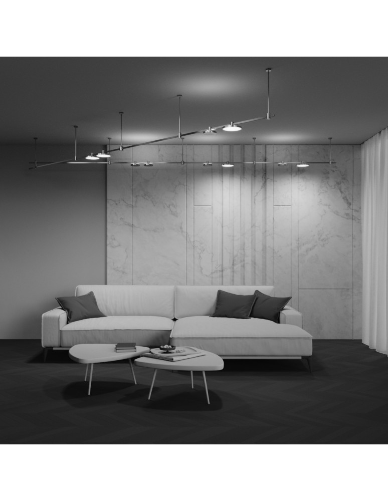 Flarity System Lamps - Maytoni Plato LED Flarity Rail Plate Lamp 400lm 2700K Brass TR153-1-10W2.7K-BS-DE - product kolory-swiatla.pl 3