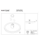 Flarity System Lamps - Maytoni Plato LED Flarity Rail Plate Lamp 400lm 2700K Brass TR153-1-10W2.7K-BS-DE - product 9